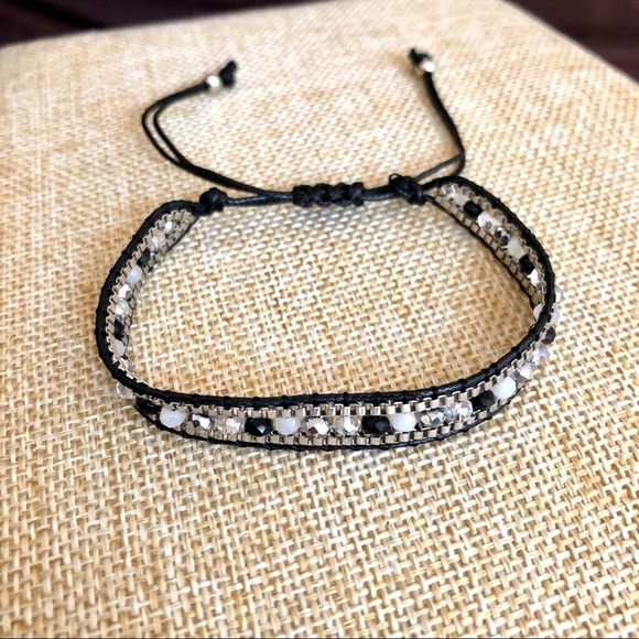 ⭐️ 5 for $25 Bohemian Weave Rope Crystal Bracelet - Picture 2 of 4